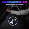 2Pcs LED Logo Car Door Light For Citroen DS DS3 2015-2024 Projector Emblem Sticker Accessories