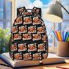 Shrimp Graphic Printing Backpack Student Boys Girls BookBag Children School Bag Computer Shoulder Bags for Men Women
