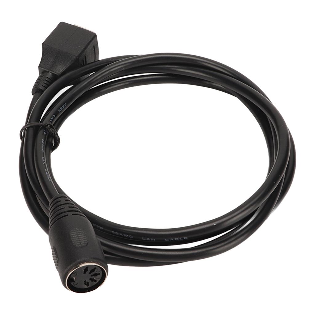 DIN 5 Pin Female to RJ45 Female Cable 4.9ft 8P8C Sound Connection Cable MIDI to RJ45 Adapter Cable for Sound Devices