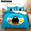 3D Print Kawaii Cartoon Comics Kumamon Bedding Set Double Twin King Duvet Cover Comforter Pillowcase Boys Girls Adults Bedroom