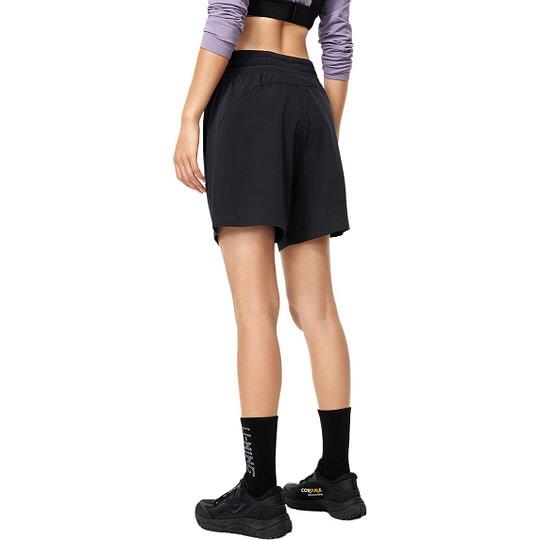 Shorts Esportivos Li-Ning Série Fitness Feminino Preto AKSU024-1