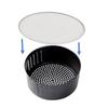 Stainless Steel Grease Splatter Screen Air Fryer Replacement Part Anti Splatter