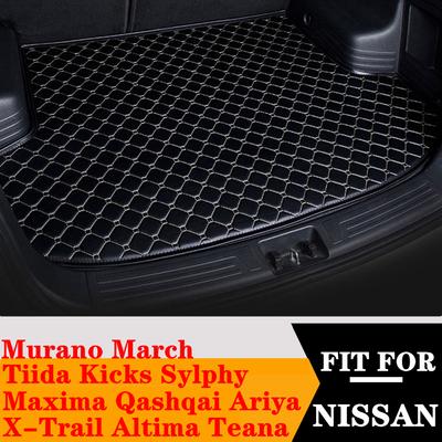 Kofferraum Matte Schwanz Hinten Cargo Pad Für NISSAN Tiida X-Trail Qashqai Altima Teana Murano Sylphy Maxima März Kicks