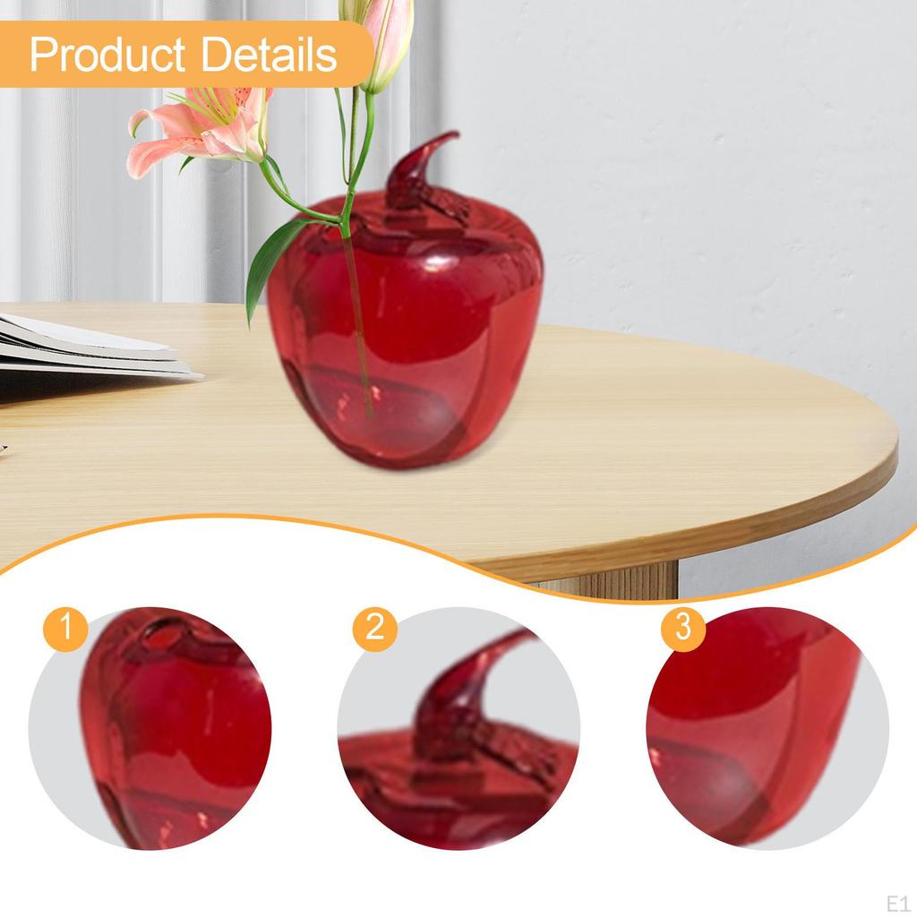 Flower Vase Plant Pot Empty Glass Diffuser Bottle Fruit Decorative for Bedroom