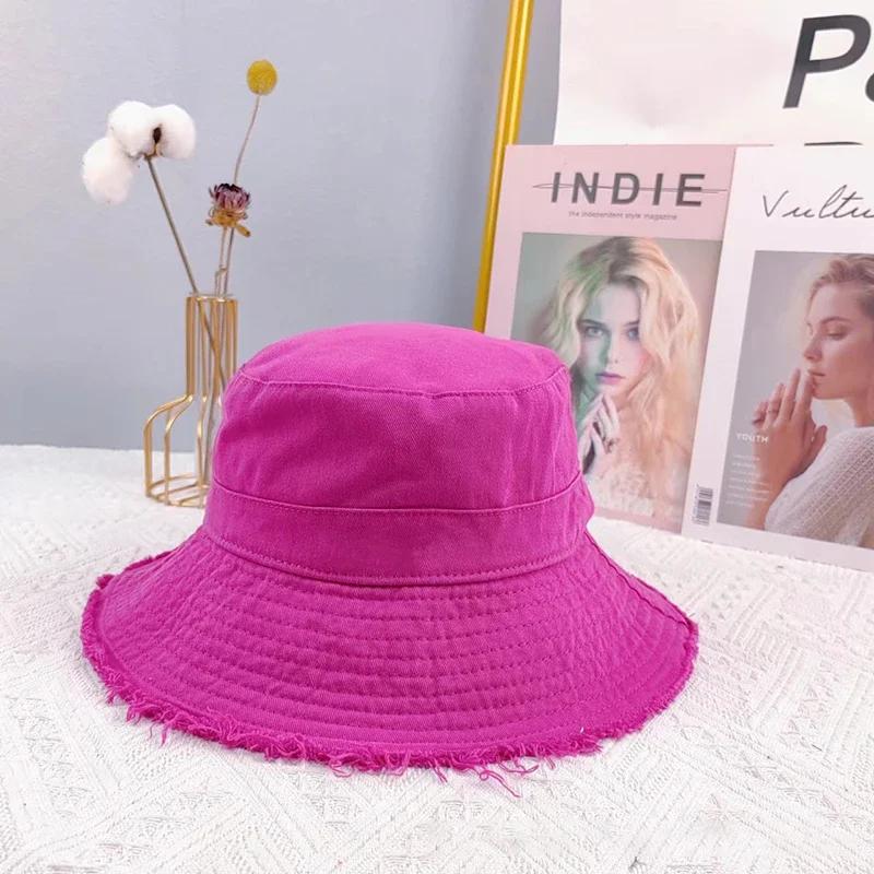 1 stuks Unisex Bucket Hat, Veelzijdige Dames Lente/Zomer Rand Zonnebescherming Strandpet, Geschikt voor Dagelijkse Vrije Tijd Vakantiekleding