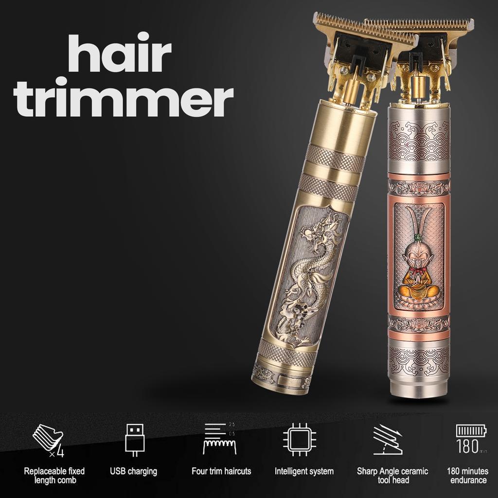Hair Cutter Professional Hair Trimmer Men Rechargeable Electric Powerful Haircut Machine Carving Hair Tool
