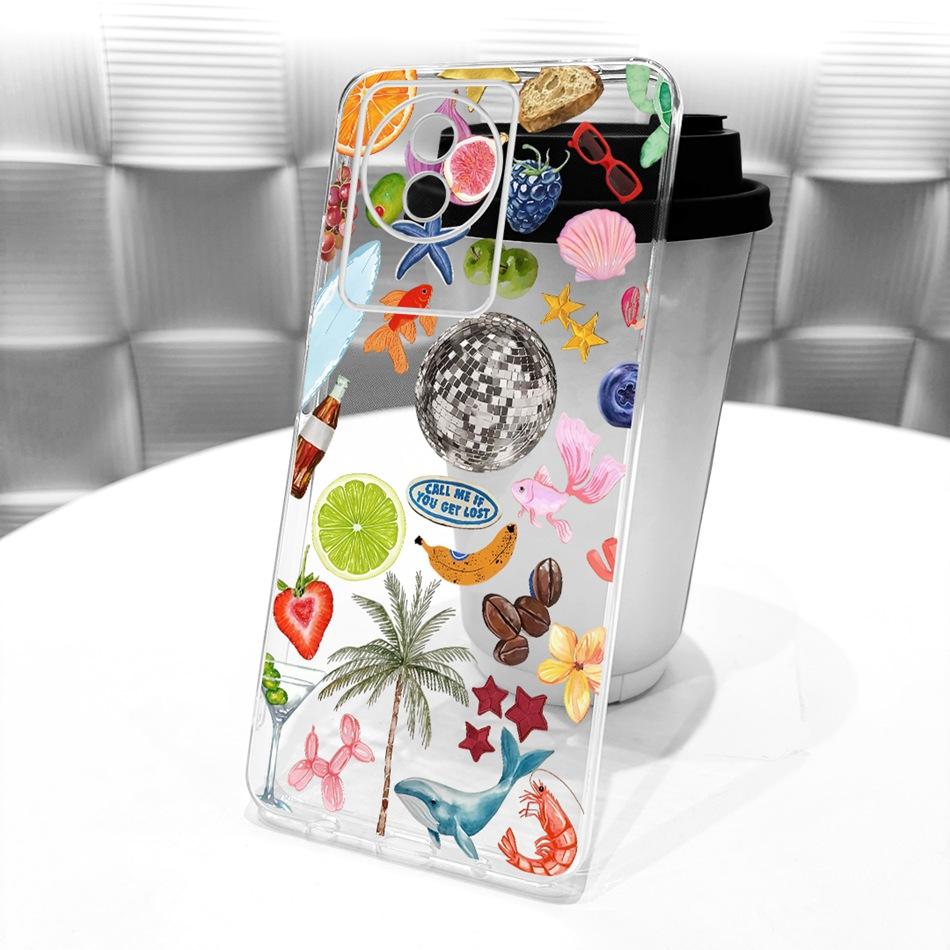 For Vivo Y02 Y02A Y02T Y02S New Simple Style Phone Case For Vivo Y02 Y02A Y02t Y02s Transparent TPU Soft Silicone Cases