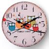 12 Inch Vintage Wooden Clock Coffee Shop Bar Living Room Bedroom Silent Wall Clock Home Decoration Quartz Clock Holiday Gift
