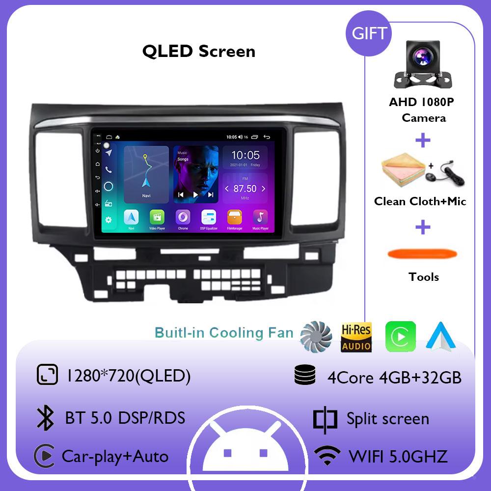 

Android 14 Carplay Авто Радио Мультимедийный Плеер Для Mitsubishi Lancer 2007-2013 2K Экран Автомагнитола Стерео 2din Головное Устройство