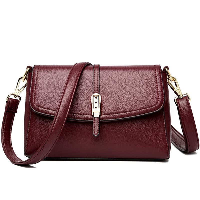 Bag Women 2025 New Fashion Small Square Bag Simple Casual Middle-aged Women Commuting Large Capacity Shoulder Messenger Bag