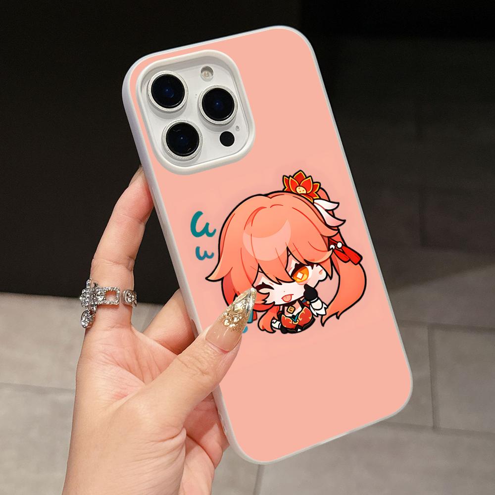 

HSR Guinaifen Jelly Double layer White Mobile Phone Case for iPhone 17 16 15 14 13 12 11 Air Pro Max Plus Protective iPhone17 Pro