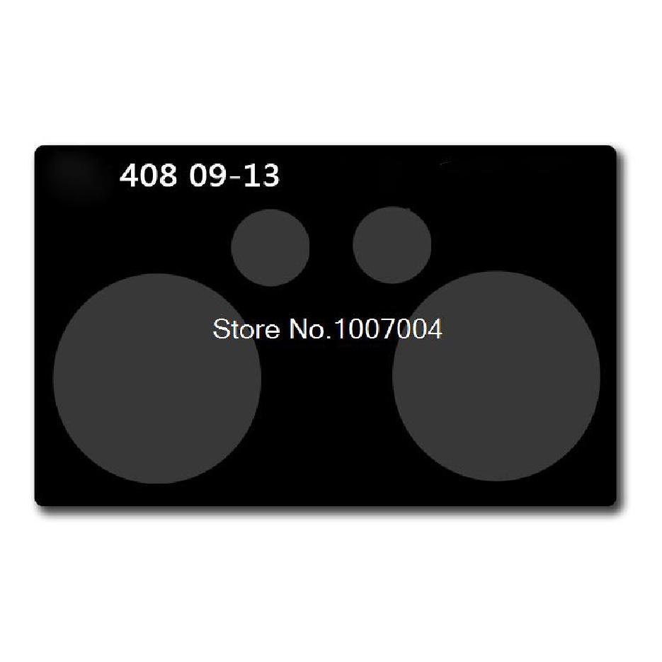 Car Dashboard Sticker Instrument Desk Protective Film Sticker Accessories Fit For Peugeot 207 301 308 3008 408