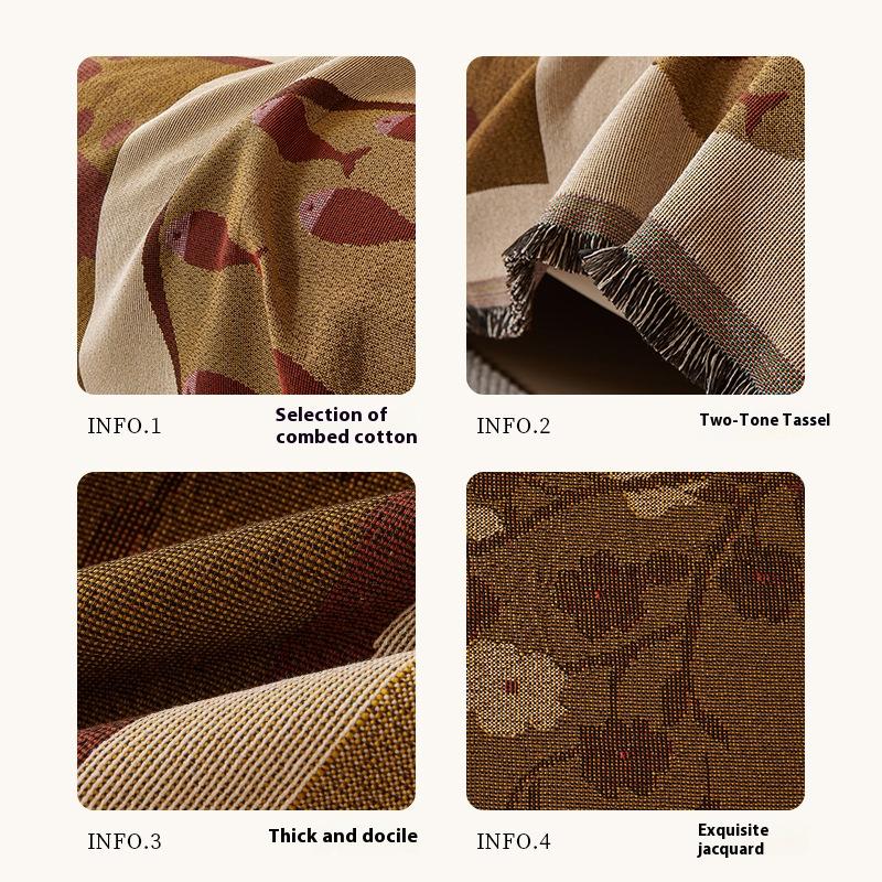 Home Sofa Cover Cute Cat Sofa Cover Cloth Sofa Cushion Universal Anti-cat Scratching Non-slip Sofa Towel For All Seasons