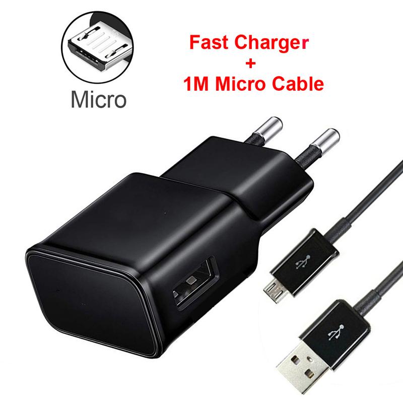 5V 2A Plug Charger Fast Charger Adapter For Motorola Moto G4 G5 G5S G6 G7 E4 E5 C Plus Z2 Z3 Z4 P40 Play Power Micro USB C Cable