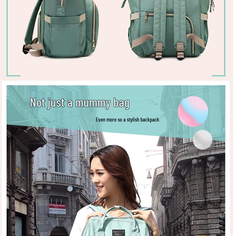 Waterproof Multifunctional Mom & Baby Backpack - Large Capacity, Wear-resistant, Dry/Wet Separation, Lightweight