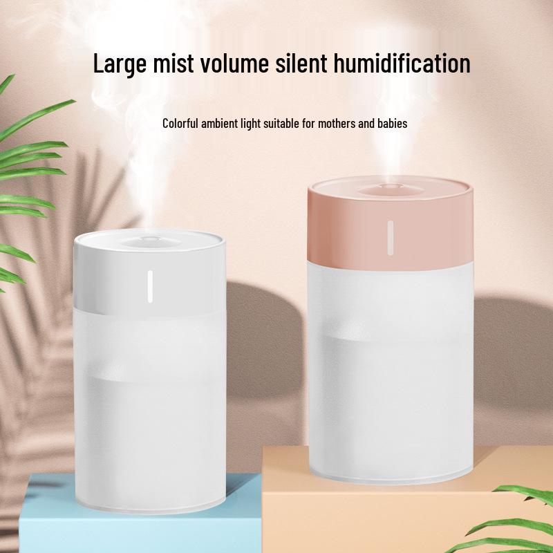Portable USB Silent Air Humidifier with Large Spray - Ideal for Home, Car, and Logo Gifts