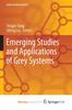 Kniha Emerging Studies and Applications of Grey Systems
