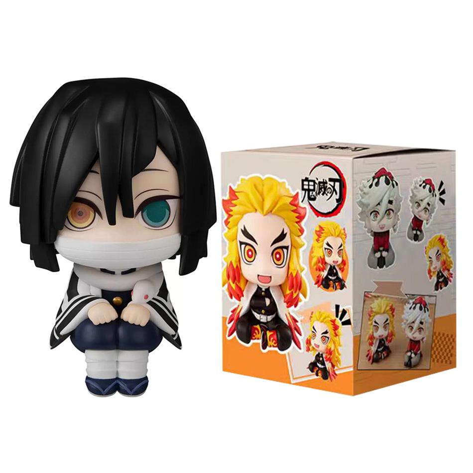Demon Slayer Nezuko Tanjirou Zenitsu Inosuke Kyoujurou Kanawo Action Figures Model Doll Toy Desktop Ornament Gift