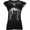 Spiral Direct Womens/Ladies Batcat Capped Sleeved T-Shirt