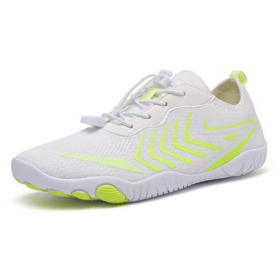Spring and Summer Men's and Women's Swimming Shoes, Creek Walking Shoes, Fly-woven Mesh Cloth Surface, Flat Bottom, Lightweight, Large Size Foot Set,