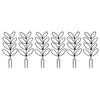 6Pcs Trellis for Potted Plant Garden Trellis for Climbing Plant Stackable Plant Trellis Indoor Plastic Potted Plant