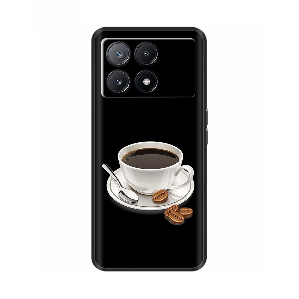 Phone Case For Poco X6 Pro Coque Cover For Poco X6 Neo Pocox6 Pro 5G Soft Black Silicone Bumper Shockproof Case Protection Shell