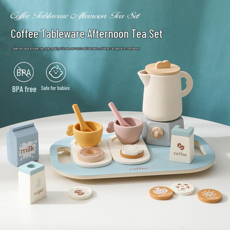 

Children’s Educational Silicone & Wooden Tea Tray Playset