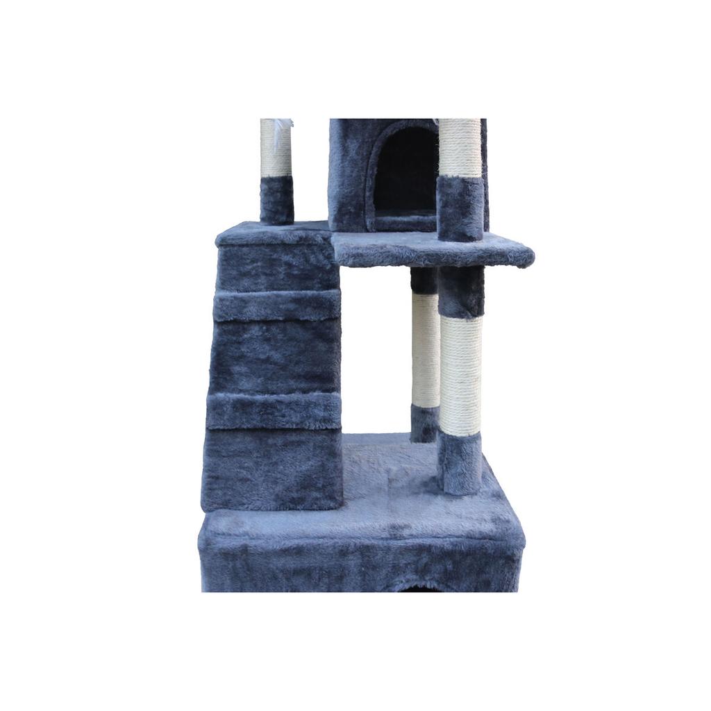 Cat scratching post Gloria Nilo Grey Polyester Wood Paper Plastic Sisal 7,5 cm