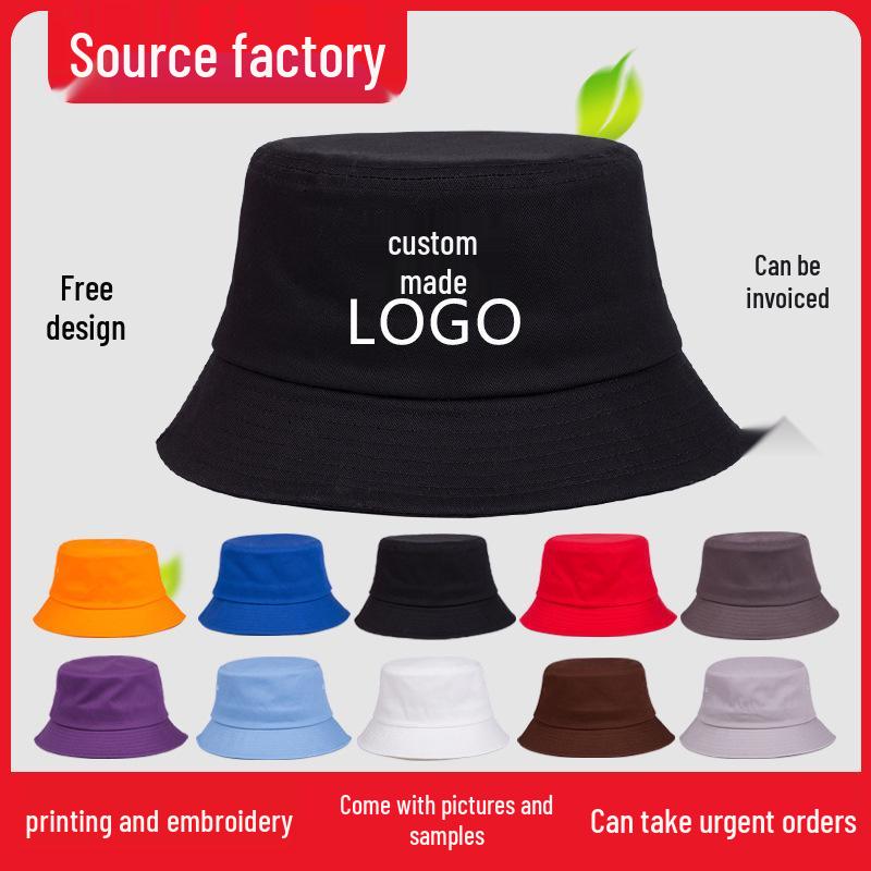 Custom Embroidered Cotton Bucket Hat for Men & Women - Outdoor Sun Hat & Promotional Summer Accessory