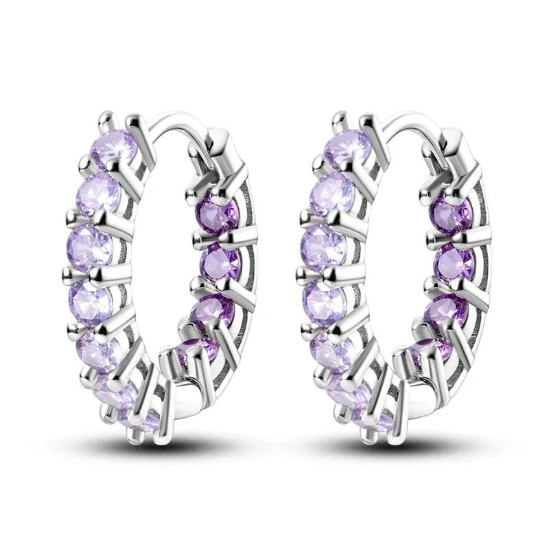 925 Sterling kobber Lilla Serie Fjær Sommerfugl Drømmefanger Ildflue Zirkon Øredobber for Kvinner Luksus Zirkon Bryllupsgave