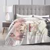 Puella Magi Madoka Magica Blanket Anime Flannel Awesome Soft Throw Blanket for Bedding Lounge Decoration