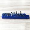 39 Hole Screwdriver Accessory Holders for 1/4Inch Hexagonal Bit Toolbox Organization Storage Solution
