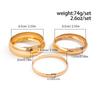 DIEZI Exaggerated Multi layer Gold Silver Color Bangles for Women Men Punk Simple Geometric Round Bracelet Party Jewelry Set