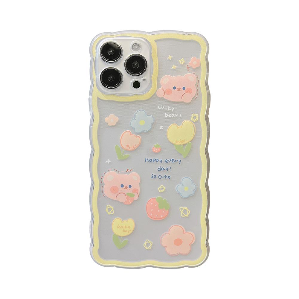 Cute Cartoon 13 for IPhone15 for Apple Phone Case 16 Transparent 12 Simple Xr Female 14promax
