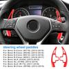 Carbon Abs Car Steering Wheel Paddle Shifter Cover For Mercedes Benz A B Class W447 W176 W246 MB SLK R172 CLA C117 GLA X156