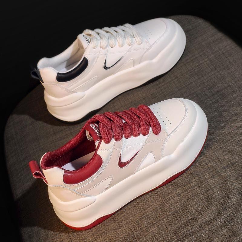 Summer Autumn Lightweight Dad Shoes Women's New Summer Trendy Brand Sports and Leisure Board Shoes Little White Shoes