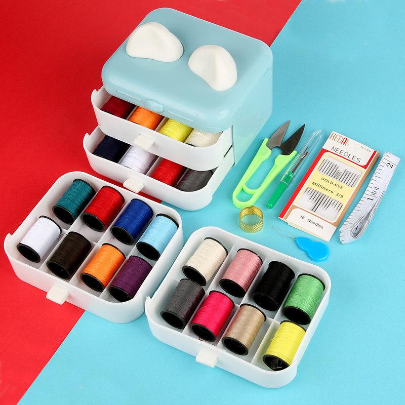 Sewing Box Household Sewing Clothes Needle And Thread Storage Tool Multi-Functional Dormitory Portable And Practical High-End Sewing Kit Set