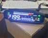 Universeller Motorrad-Tachometer Digitales Messgerät LED-Drehzahlmesser Armaturenbrett Instrumententafel Messgerät LCD-Anzeige