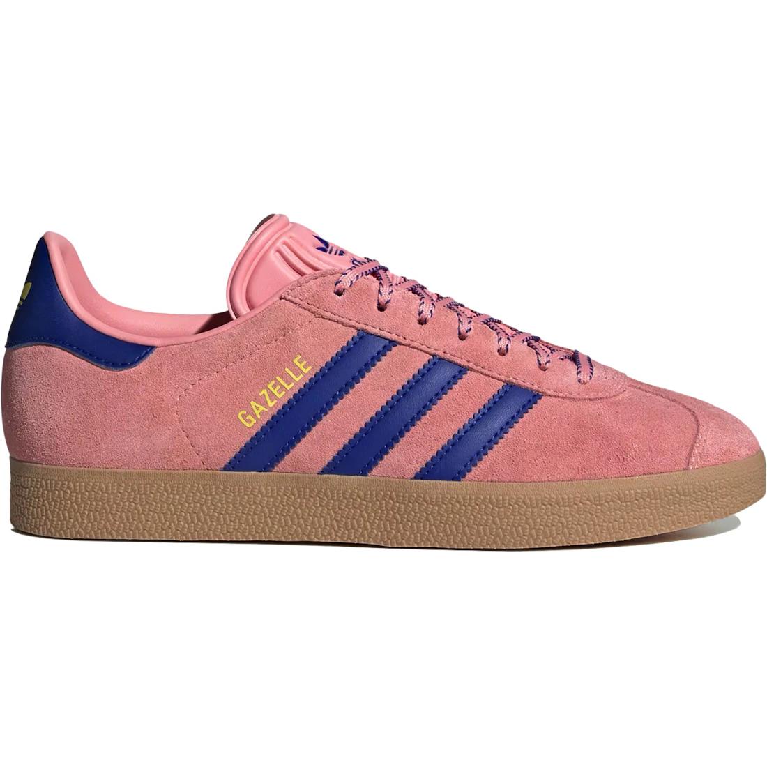 

Кроссовки adidas Gazelle Полурозовый Блеск Лазурно-голубой Чистый Серный(JH7213) 36