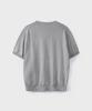 Beulaendideu Solid V-Neck Half Knit [Melange Gray]