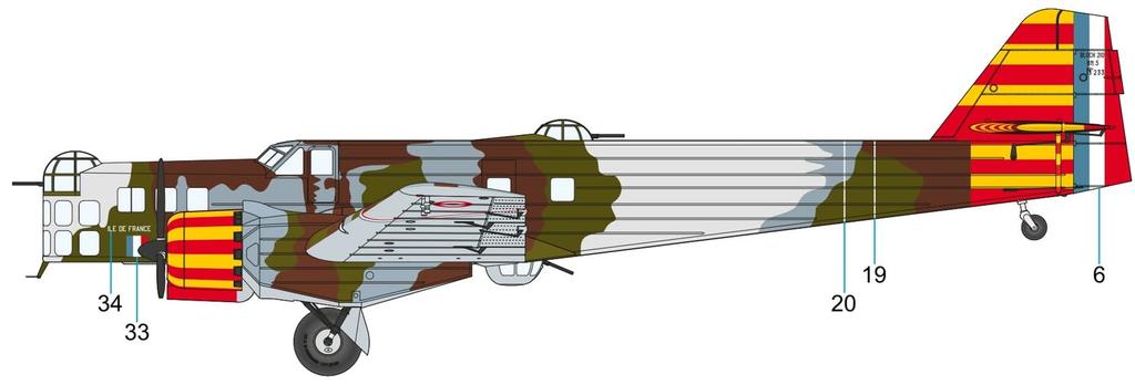 Azur Frrom Block Bomber Late Plastic Model AZUFR0057 1/72 MB.210 (Flugzeug)