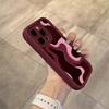 Wine Red High Bamboo Red Stripes Phone Case For iPhone 17 16 15 14 13 12 11 Pro Max Air X XR XSMax 78 Plus MINI SE2 Soft Cover