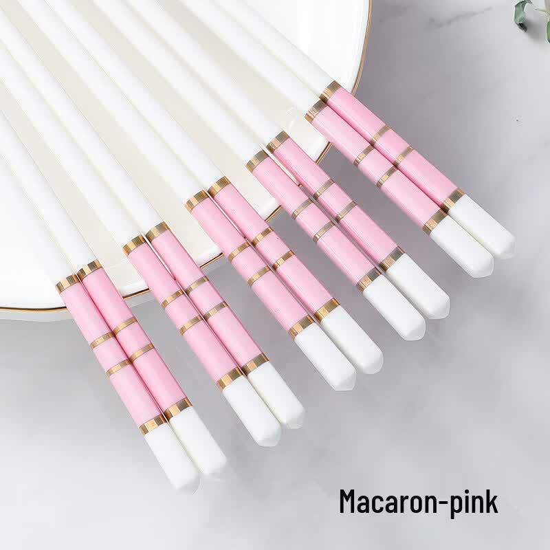 Macaron Color Ceramic Chopsticks Set