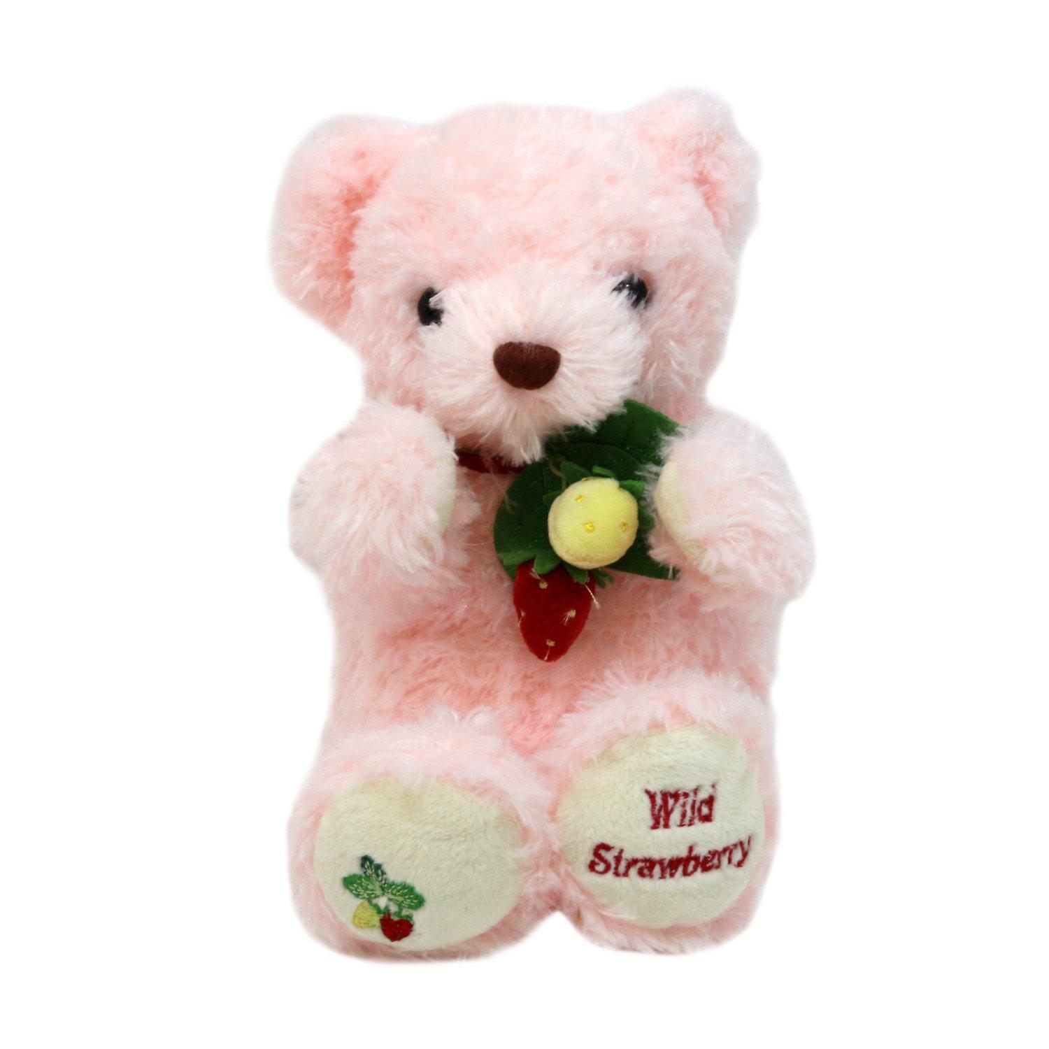 

Ручная кукла Медведь Дикая Клубника Розовый