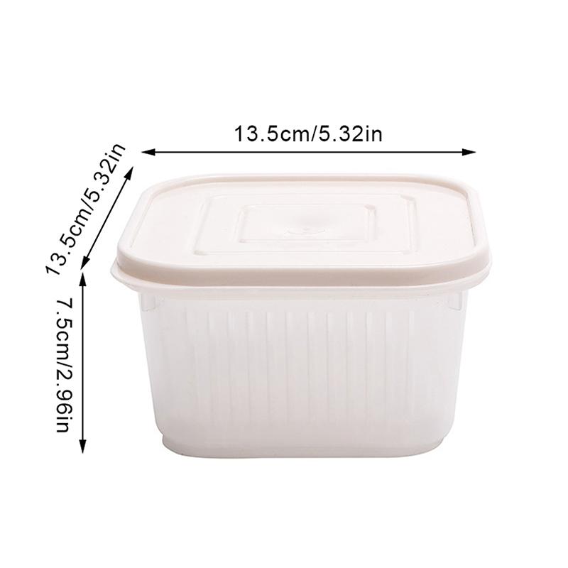 Kylskåpsförvaringslåda Kök Mat Grönsak Frukt Förvaringslåda Avloppskorg Förvaringsbehållare Kylskåpsorganisatör Förvaringslåda