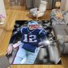 Brady Flannel Printed Carpet, Home Sofa Decoration for Living Room & Bedroom, Non‑Slip Play Flannel Floor Mat for Game Room