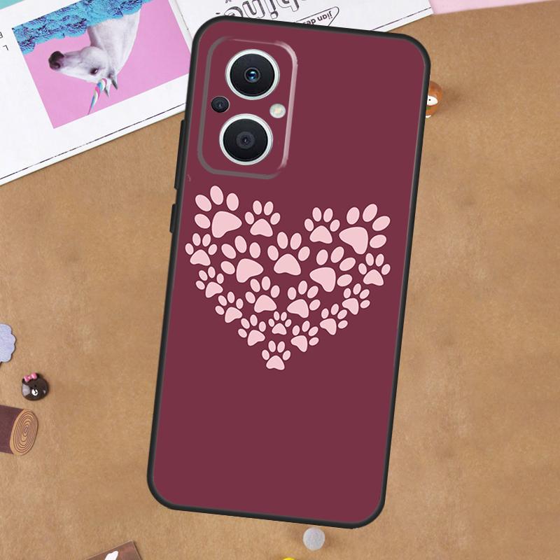 Katzen-Hunde-Pfoten für OPPO Reno 12 13 14 11 10 Pro 14F 13F 12F 11F 7 8 Lite 8T OPPO Find X9 X5 X6 X8 Pro Hülle