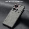 Para Capa Nubia Z70 Ultra Capa de Celular de Couro PU de Luxo Para ZTE Nubia Z70 Ultra 5G Capa Traseira Silicone À Prova de Choque Proteção Total