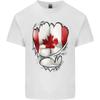 Gym Canadian Maple Leaf Flag Muscles Canada Kids T-Shirt Childrens