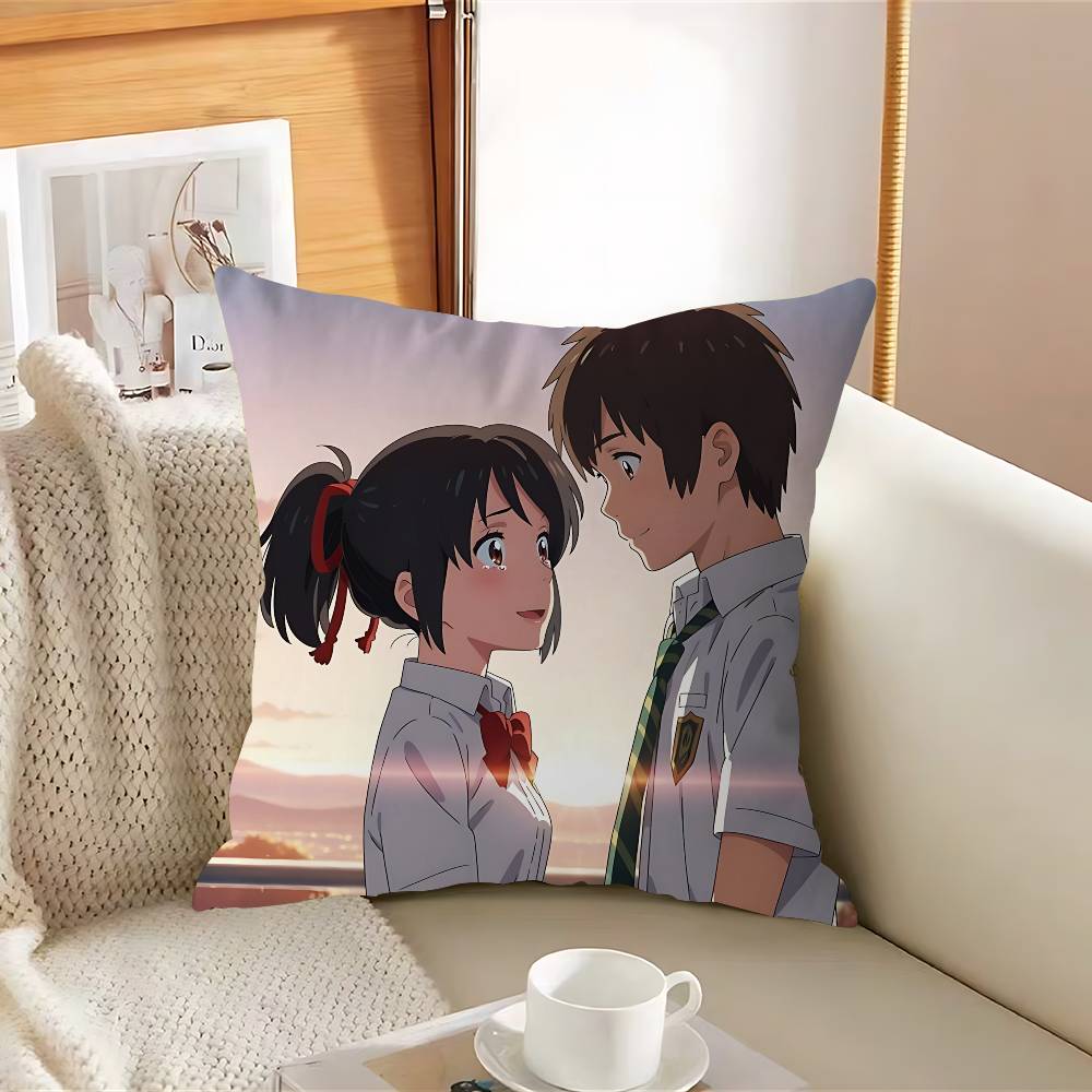 

Your Anmie Name Pillow Case Removable Washable Cushion Cover – All-Season Soft Linen 12x12Inch